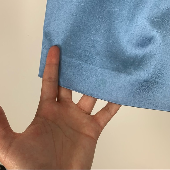 Vintage Alberto Makali Blue Reptilian 3-Piece Suit Set - Picture 8 of 16